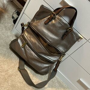 Metallic Fossil Explorer purse